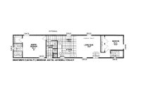 single wide mobile home floor plans 2 bedroom