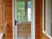 mobile home doors with built in blinds