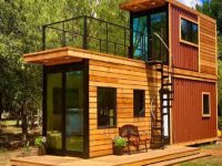 modular log home